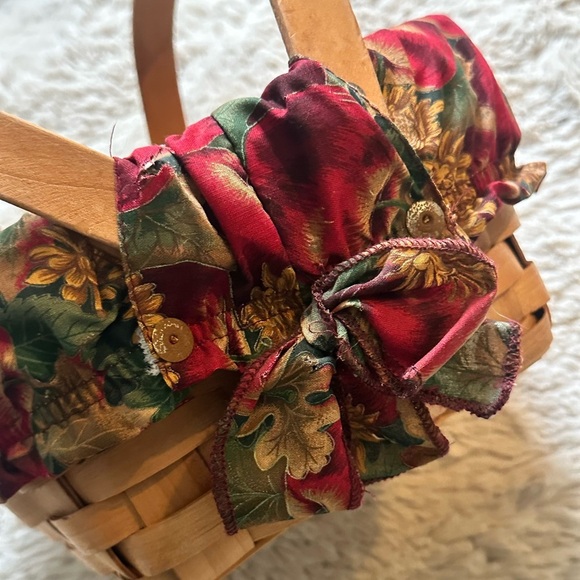 vintage apple basket with handles - Picture 2 of 6